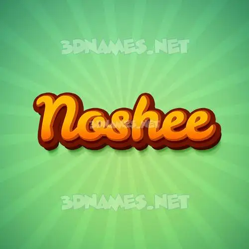 noshee in Green Rays style - 3D name wallpaper noshee in Green Rays style - 3D name wallpaper