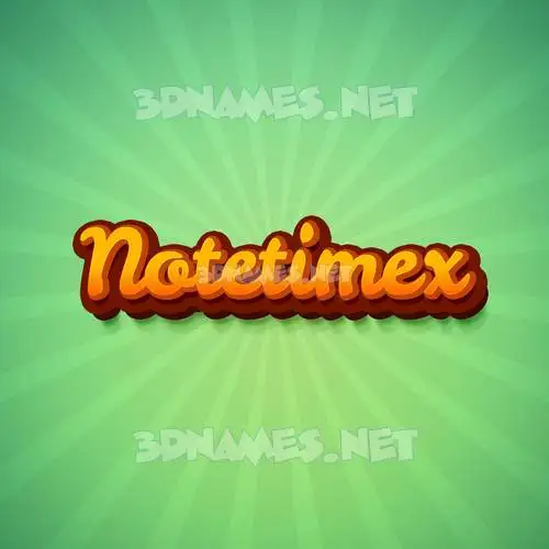 notetimex in Green Rays style - 3D name wallpaper notetimex in Green Rays style - 3D name wallpaper