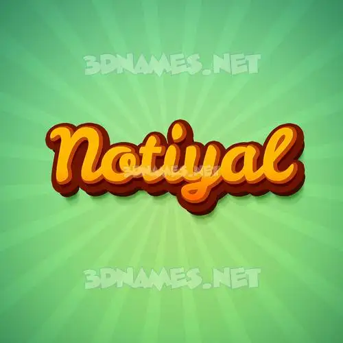 notiyal in Green Rays style - 3D name wallpaper notiyal in Green Rays style - 3D name wallpaper