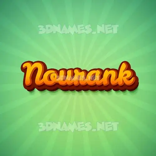 nourank in Green Rays style - 3D name wallpaper nourank in Green Rays style - 3D name wallpaper