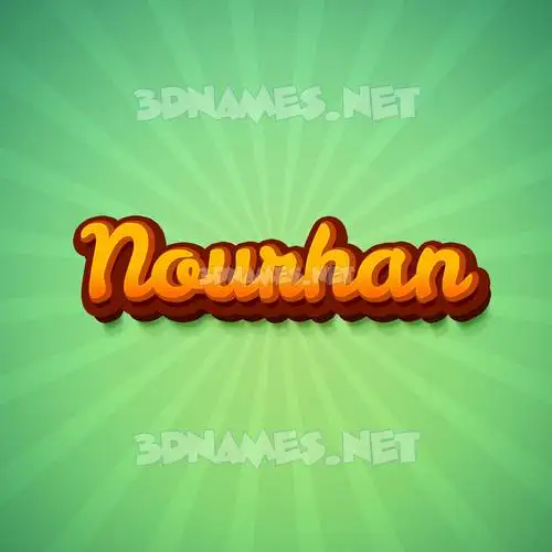 nourhan in Green Rays style - 3D name wallpaper nourhan in Green Rays style - 3D name wallpaper