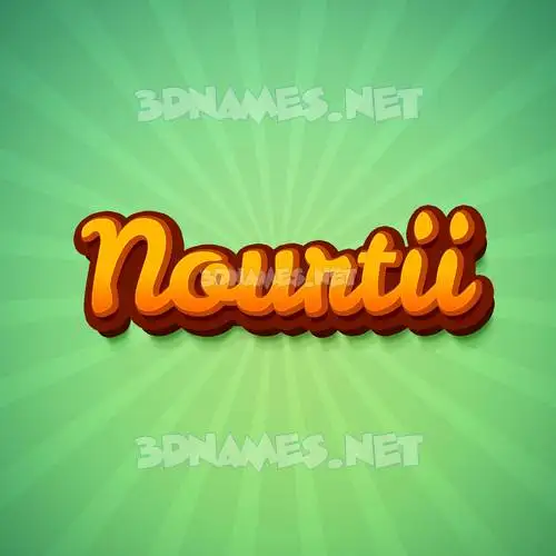 nourtii in Green Rays style - 3D name wallpaper nourtii in Green Rays style - 3D name wallpaper
