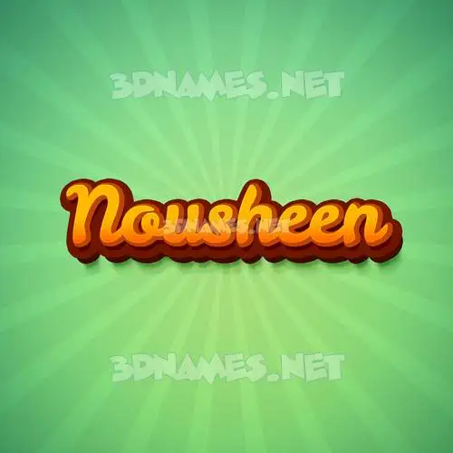 nousheen in Green Rays style - 3D name wallpaper nousheen in Green Rays style - 3D name wallpaper