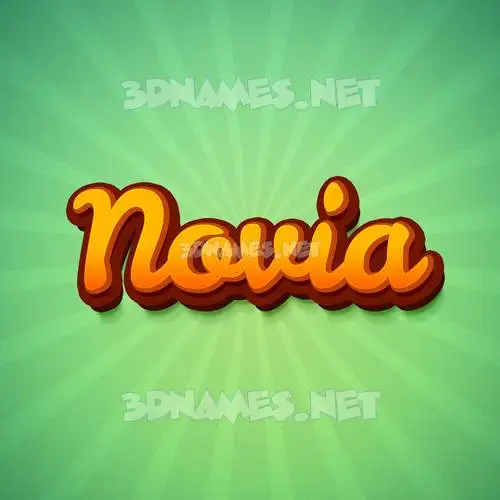 novia in Green Rays style - 3D name wallpaper novia in Green Rays style - 3D name wallpaper