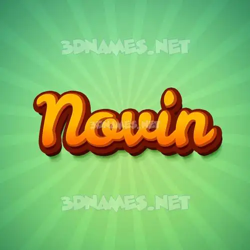 novin in Green Rays style - 3D name wallpaper novin in Green Rays style - 3D name wallpaper