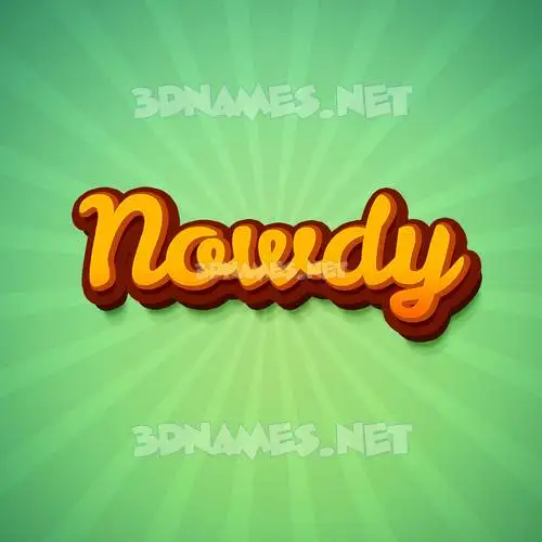 nowdy in Green Rays style - 3D name wallpaper nowdy in Green Rays style - 3D name wallpaper