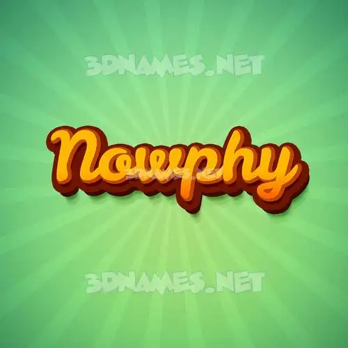 nowphy in Green Rays style - 3D name wallpaper nowphy in Green Rays style - 3D name wallpaper