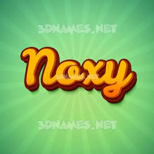 noxy in Green Rays style - 3D name wallpaper noxy in Green Rays style - 3D name wallpaper