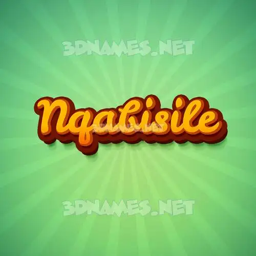 nqabisile in Green Rays style - 3D name wallpaper nqabisile in Green Rays style - 3D name wallpaper
