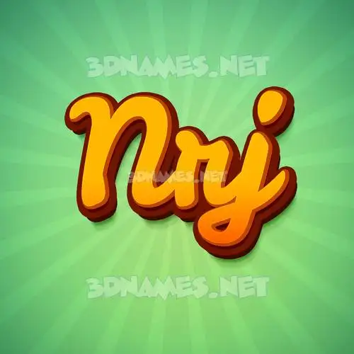 nrj in Green Rays style - 3D name wallpaper nrj in Green Rays style - 3D name wallpaper