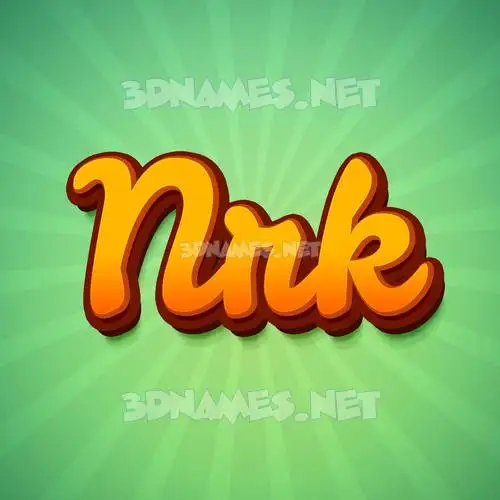 nrk in Green Rays style - 3D name wallpaper nrk in Green Rays style - 3D name wallpaper