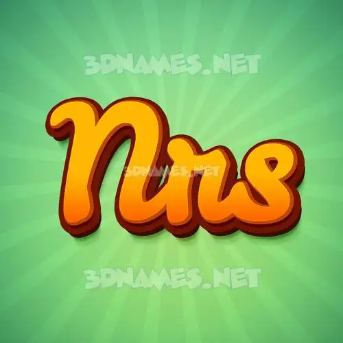 nrs in Green Rays style - 3D name wallpaper nrs in Green Rays style - 3D name wallpaper
