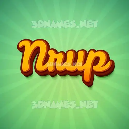 nrup in Green Rays style - 3D name wallpaper nrup in Green Rays style - 3D name wallpaper