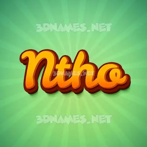 ntho in Green Rays style - 3D name wallpaper ntho in Green Rays style - 3D name wallpaper