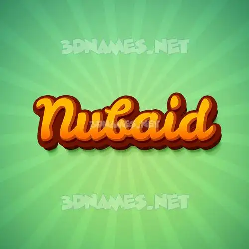 nubaid in Green Rays style - 3D name wallpaper nubaid in Green Rays style - 3D name wallpaper