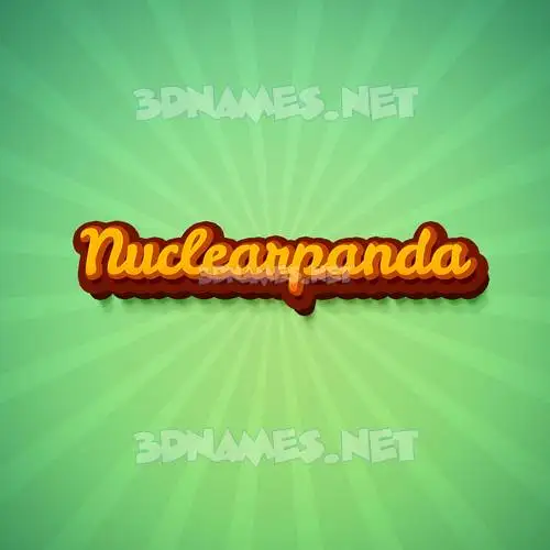nuclearpanda in Green Rays style - 3D name wallpaper nuclearpanda in Green Rays style - 3D name wallpaper