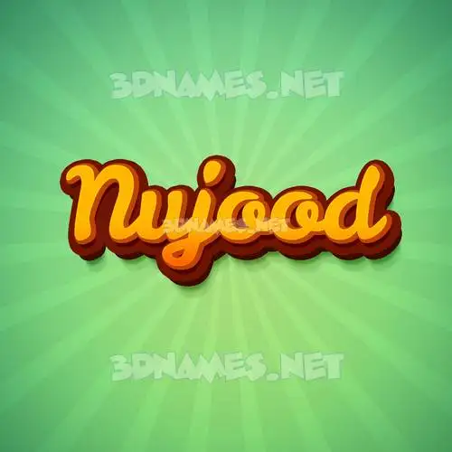 nujood in Green Rays style - 3D name wallpaper nujood in Green Rays style - 3D name wallpaper