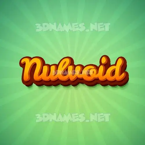 nulvoid in Green Rays style - 3D name wallpaper nulvoid in Green Rays style - 3D name wallpaper