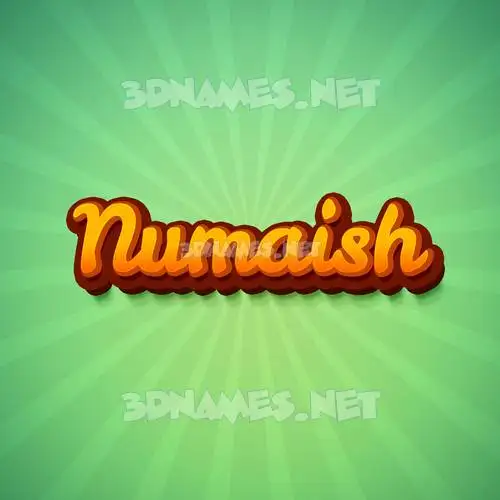 numaish in Green Rays style - 3D name wallpaper numaish in Green Rays style - 3D name wallpaper