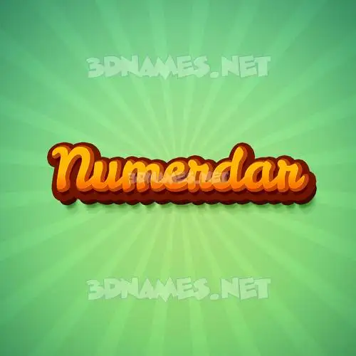 numerdar in Green Rays style - 3D name wallpaper numerdar in Green Rays style - 3D name wallpaper