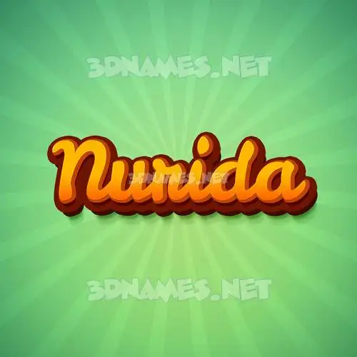 nurida in Green Rays style - 3D name wallpaper nurida in Green Rays style - 3D name wallpaper