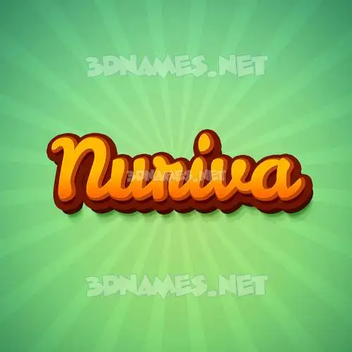 nuriva in Green Rays style - 3D name wallpaper nuriva in Green Rays style - 3D name wallpaper
