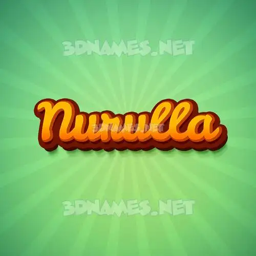 nurulla in Green Rays style - 3D name wallpaper nurulla in Green Rays style - 3D name wallpaper