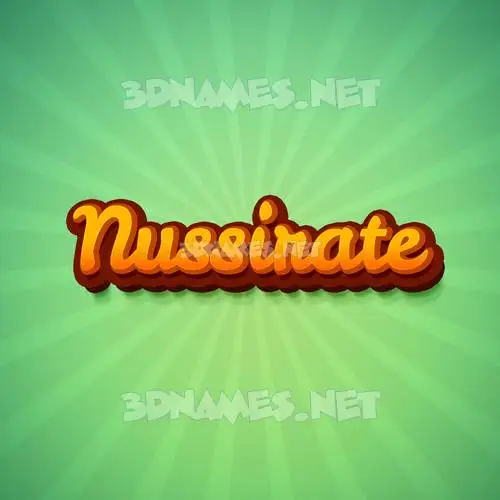 nussirate in Green Rays style - 3D name wallpaper nussirate in Green Rays style - 3D name wallpaper