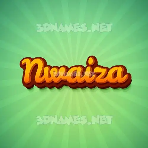 nwaiza in Green Rays style - 3D name wallpaper nwaiza in Green Rays style - 3D name wallpaper