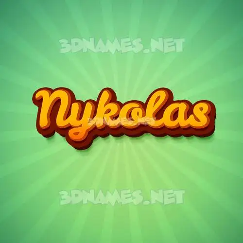 nykolas in Green Rays style - 3D name wallpaper nykolas in Green Rays style - 3D name wallpaper