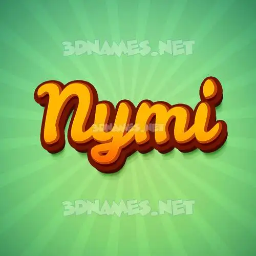 nymi in Green Rays style - 3D name wallpaper nymi in Green Rays style - 3D name wallpaper