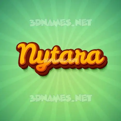 nytara in Green Rays style - 3D name wallpaper nytara in Green Rays style - 3D name wallpaper