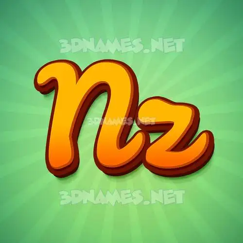 nz in Green Rays style - 3D name wallpaper nz in Green Rays style - 3D name wallpaper