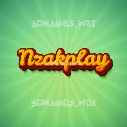 nzakplay in Green Rays style - 3D name wallpaper nzakplay in Green Rays style - 3D name wallpaper
