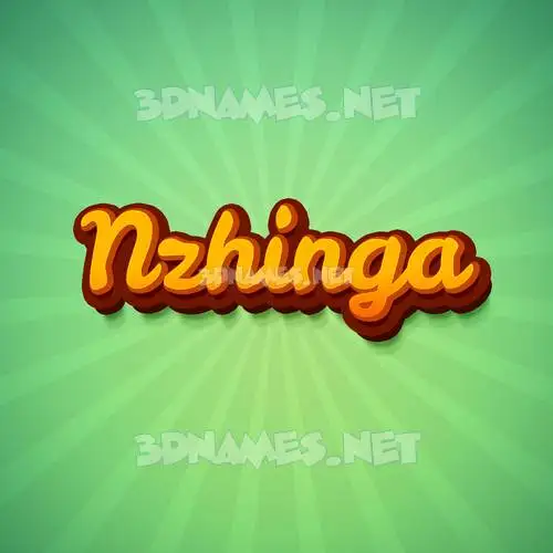 nzhinga in Green Rays style - 3D name wallpaper nzhinga in Green Rays style - 3D name wallpaper