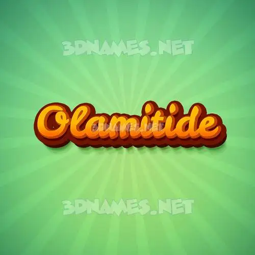 olamitide in Green Rays style - 3D name wallpaper olamitide in Green Rays style - 3D name wallpaper