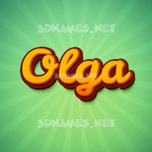 olga in Green Rays style - 3D name wallpaper olga in Green Rays style - 3D name wallpaper
