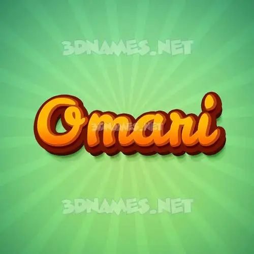 omari in Green Rays style - 3D name wallpaper omari in Green Rays style - 3D name wallpaper
