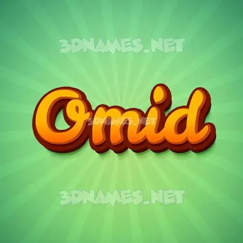 omid in Green Rays style - 3D name wallpaper omid in Green Rays style - 3D name wallpaper