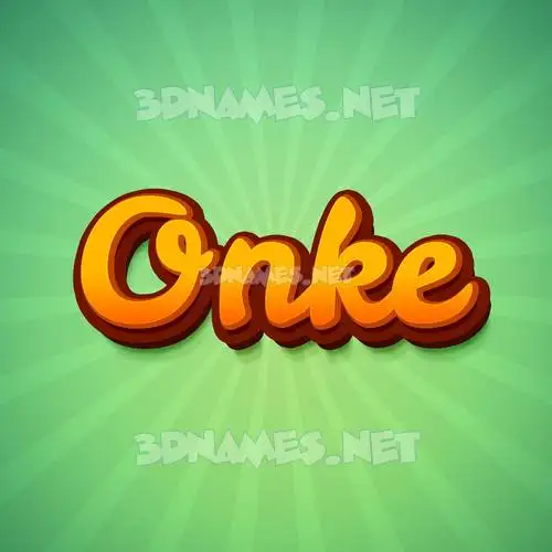 onke in Green Rays style - 3D name wallpaper onke in Green Rays style - 3D name wallpaper