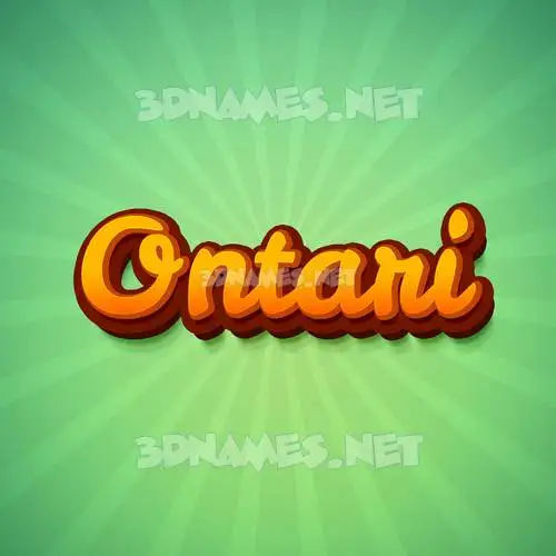 ontari in Green Rays style - 3D name wallpaper ontari in Green Rays style - 3D name wallpaper