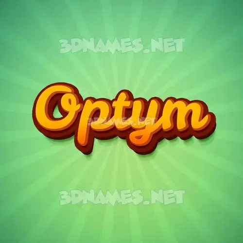 optym in Green Rays style - 3D name wallpaper optym in Green Rays style - 3D name wallpaper
