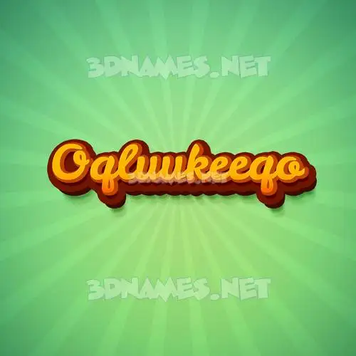 oqluukeeqo in Green Rays style - 3D name wallpaper oqluukeeqo in Green Rays style - 3D name wallpaper
