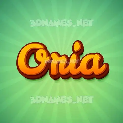 oria in Green Rays style - 3D name wallpaper oria in Green Rays style - 3D name wallpaper
