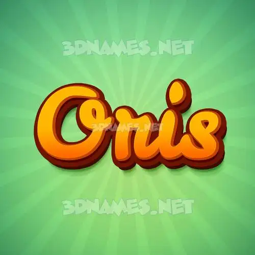 oris in Green Rays style - 3D name wallpaper oris in Green Rays style - 3D name wallpaper