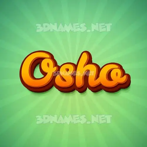 osho in Green Rays style - 3D name wallpaper osho in Green Rays style - 3D name wallpaper