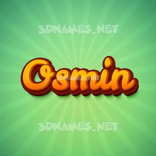 osmin in Green Rays style - 3D name wallpaper osmin in Green Rays style - 3D name wallpaper