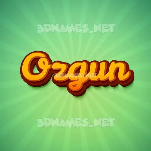 ozgun in Green Rays style - 3D name wallpaper ozgun in Green Rays style - 3D name wallpaper