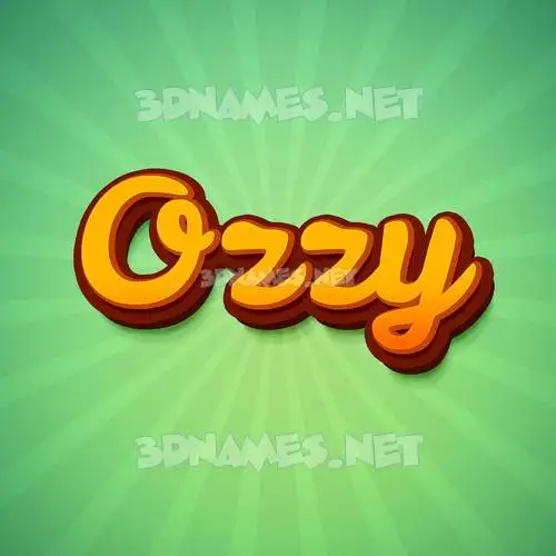 ozzy in Green Rays style - 3D name wallpaper ozzy in Green Rays style - 3D name wallpaper