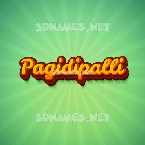 pagidipalli in Green Rays style - 3D name wallpaper pagidipalli in Green Rays style - 3D name wallpaper